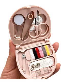 PRAMANTA Sewing Kit Included Sewing Thread Hand Sewing Needles Pin Button Scissors Positioning Needle Snap Button and a SixColor Thread Board for Home Travel Purpose Sui Dhaga Kit 1Set
