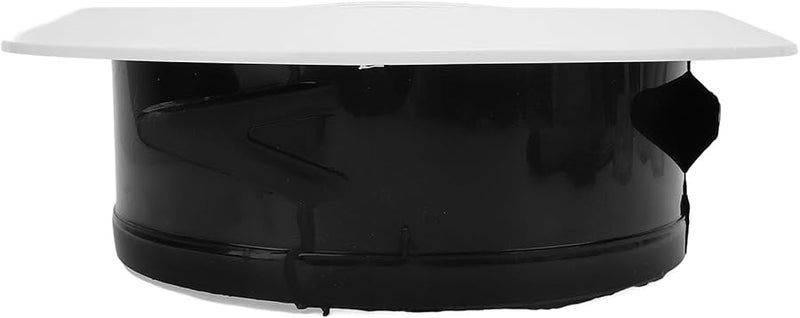 غطامة تهوية بيضاء مستديرة مقاس 8 بوصة بشفرات متعددة قابلة للتعديل، شبكة سقف مقاومة للعوامل الجوية - Image 5