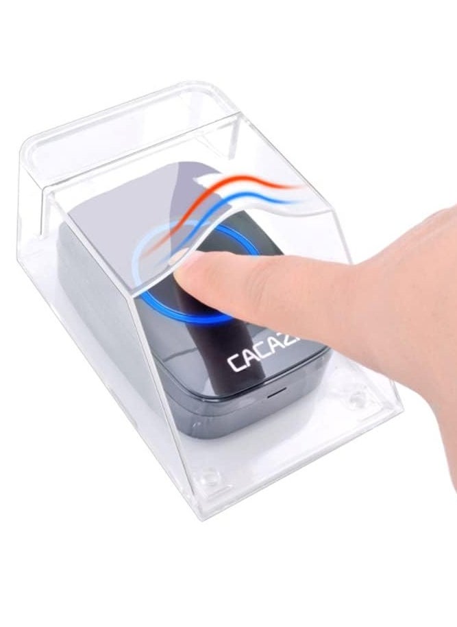 Mordely Waterproof Doorbell Cover, Transparent Rainproof Wireless Doorbell Cover for Protective, Doorbell Shield  - Image 1