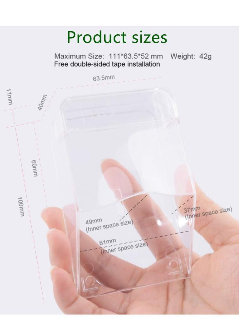 Mordely Waterproof Doorbell Cover, Transparent Rainproof Wireless Doorbell Cover for Protective, Doorbell Shield  - Image 3