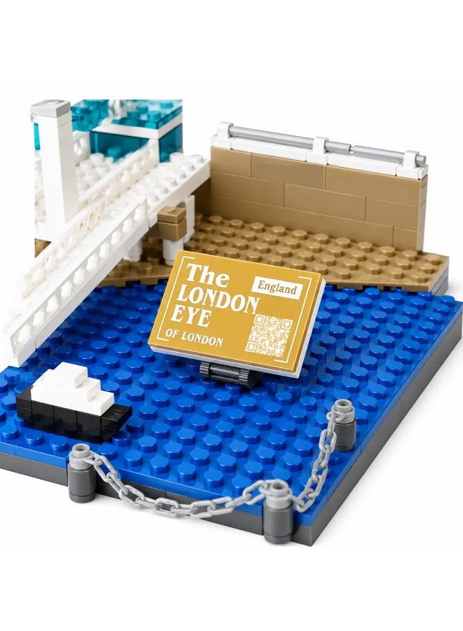 wange London Eye England Building Blocks Set 6215 (Age 6+, 1528 Pieces) - Image 2