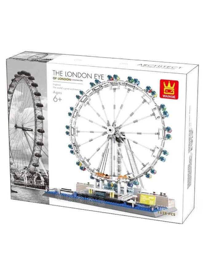 wange London Eye England Building Blocks Set 6215 (Age 6+, 1528 Pieces) - Image 3