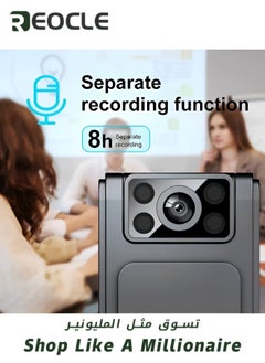 REOCLE Body Worn Camera with 5 hours Recording & 90° Rotatable Lens 1080P Body Cam Camcorder for Walking Delivery Daily Proof  - Image 4