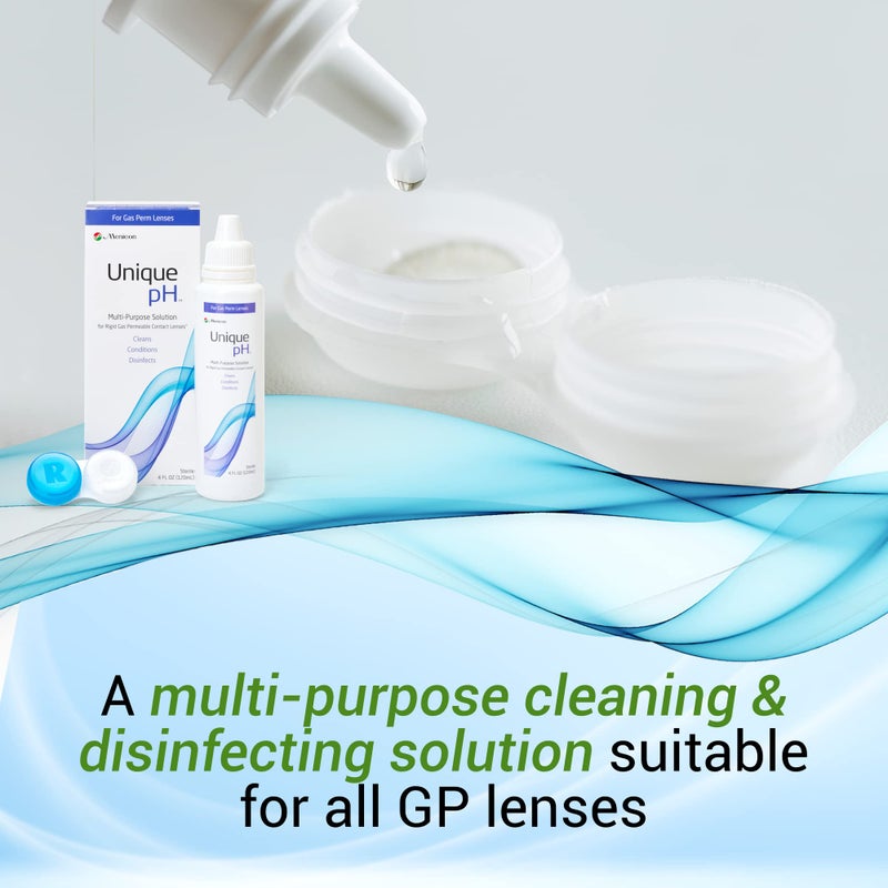 Menicon Unique pH Multi-Purpose Contact Lens Solution With Lens Case (4 Fluid Ounces) - Image 3
