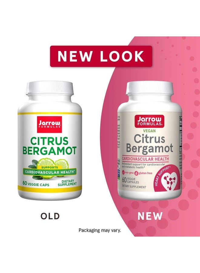 jarrow formulas Citrus Bergamot 500 mg - 60 Servings (Veggie Caps) - Antioxidant Support for Cardiovascular & Metabolic Health - Dietary Supplement - Gluten Free - Use with Jarrow Formulas QH-Absorb - Image 2