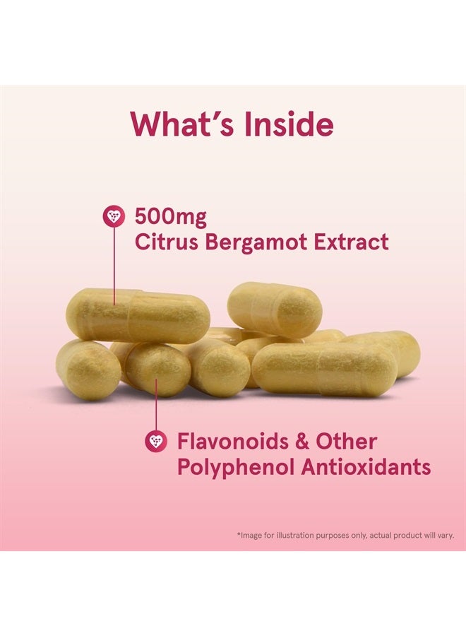 jarrow formulas Citrus Bergamot 500 mg - 60 Servings (Veggie Caps) - Antioxidant Support for Cardiovascular & Metabolic Health - Dietary Supplement - Gluten Free - Use with Jarrow Formulas QH-Absorb - Image 5