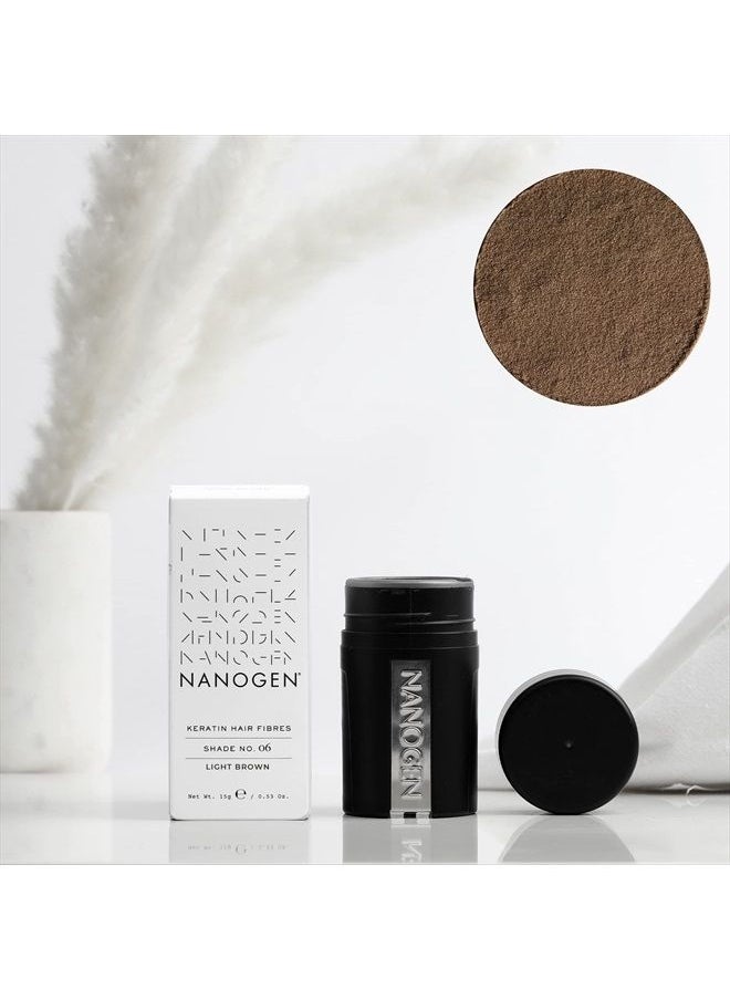 Nanogen Hair Thickening Keratin Fibres Light Brown  - Image 2