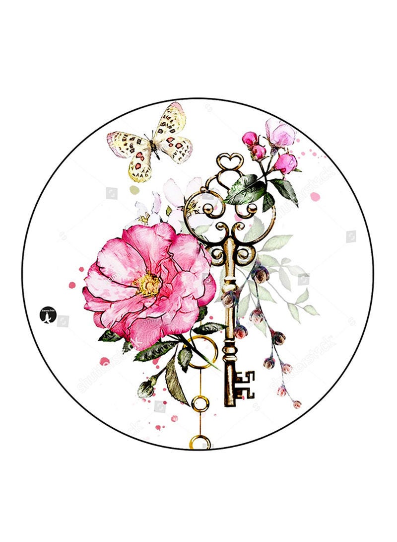 RKN Key Printed Mouse Pad  Multicolour