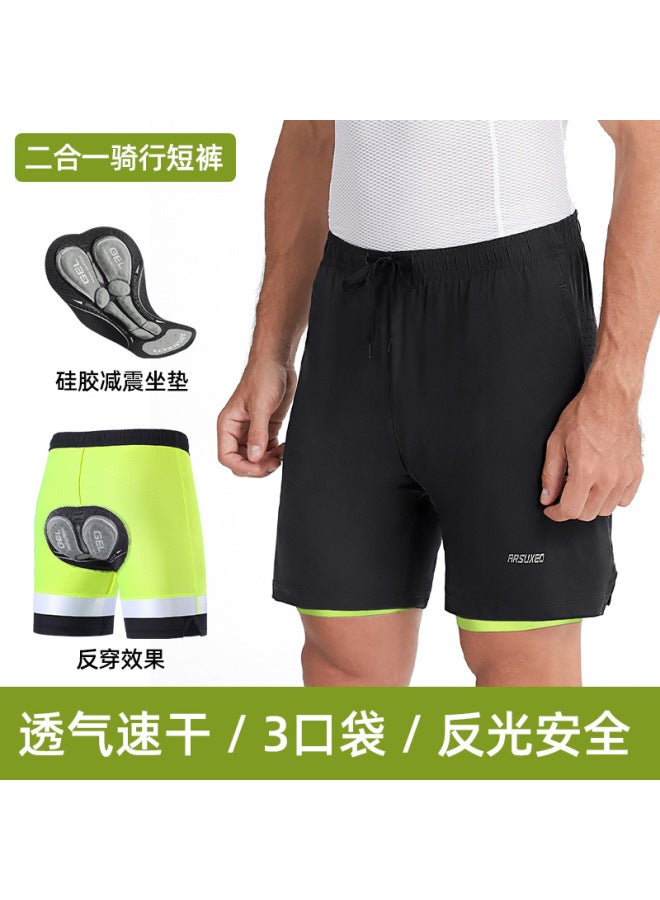 Men's Loose Cycling Pants Quick-drying Mountaineering Hiking Mountain Bike Two-in-one Cycling Shorts
