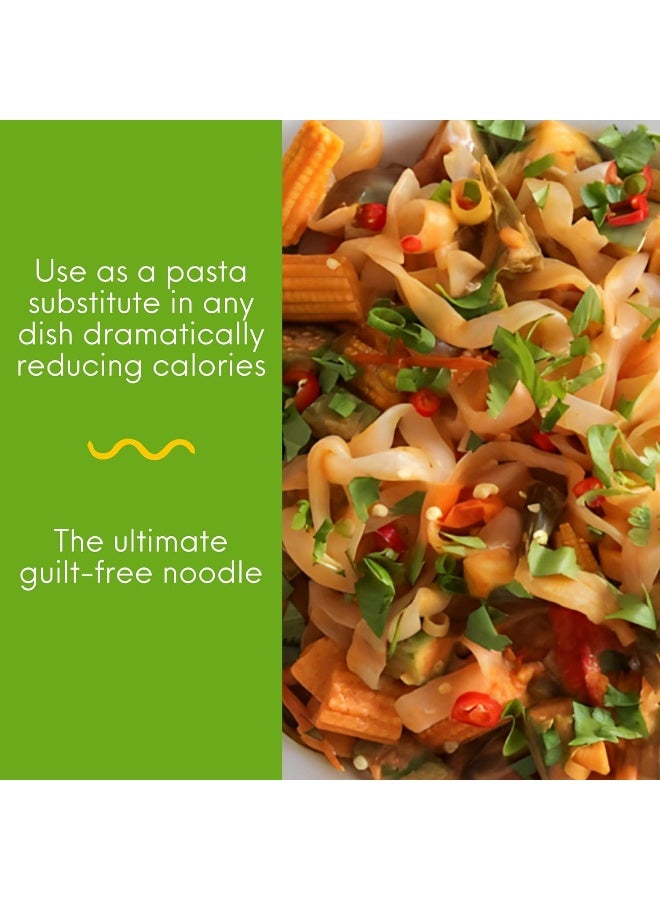 Miracle Noodle Variety Pack (Pack of 6), Angel Hair, Fettuccine, Rice, Plant Based Shirataki Konjac Noodles, 5 Calories, 1g Net Carbs Per Serving, Keto, Gluten-Free - Image 2