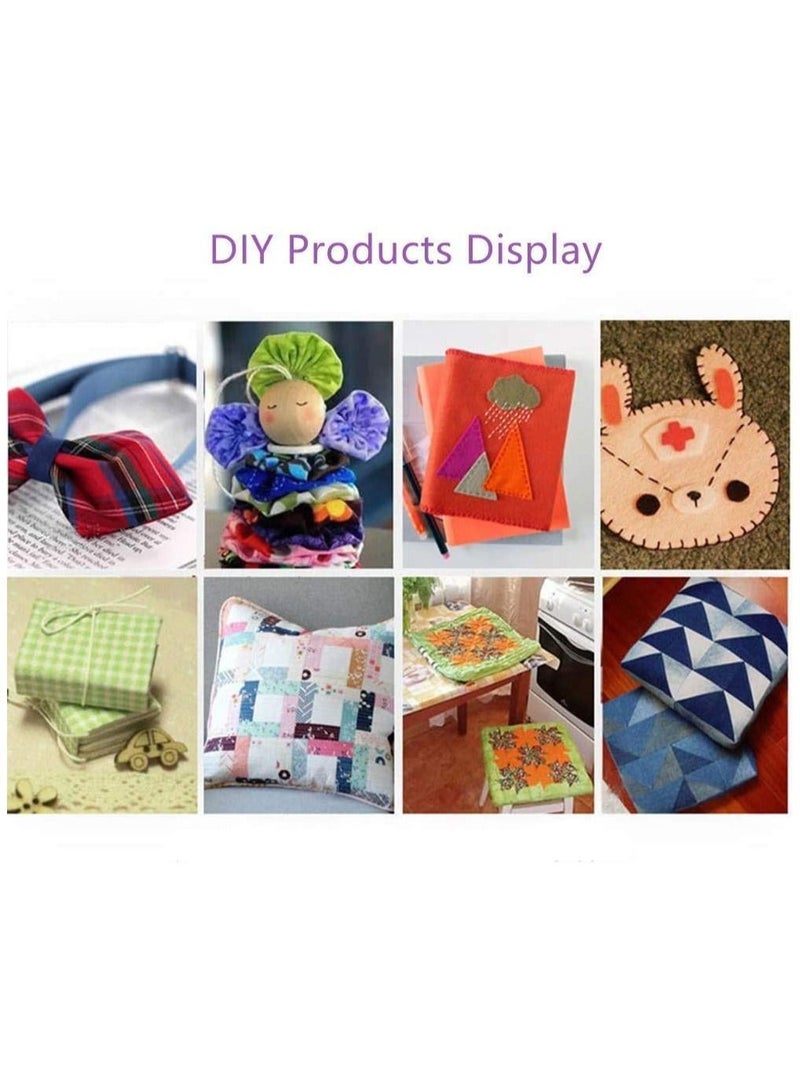 Y&D Mini Handheld Sewing Machine, Quick Handy Stitch Portable Hand Cordless With accessories for Beginner Fabric Clothing Children's Kids Cloth Curtain Home Travel DIY Household Use (White) - Image 2