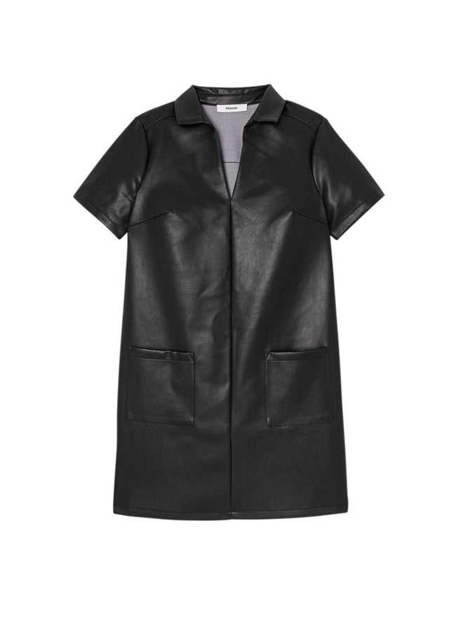 promod Short faux leather dress  - Image 1