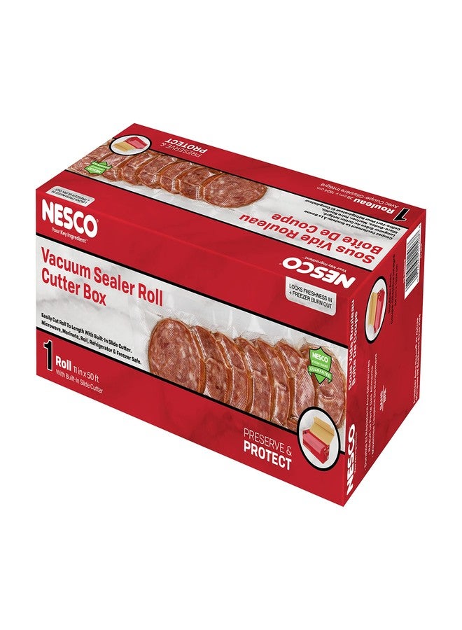 Nesco Vacuum Sealer Cutter Box with 50' of Heavy Duty Vacuum Sealer Roll 11" x 50' - Image 2