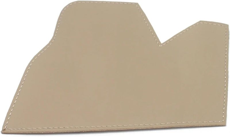 QASULER Beige Microfiber Leather Armrest Cover for 5 Series F10 F18 - Image 1