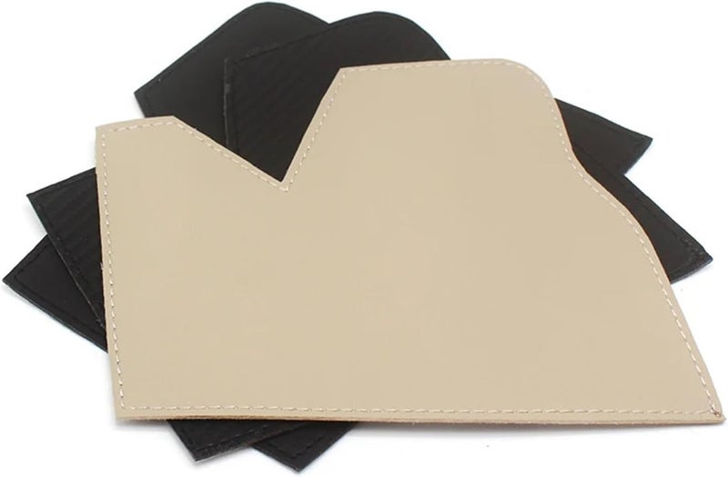 QASULER Beige Microfiber Leather Armrest Cover for 5 Series F10 F18 - Image 4