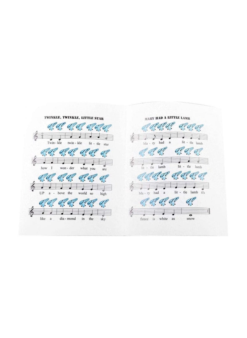 Generic 1X Blue 12 Holes Ocarina Ceramic Alto C Legend of Zelda Zelda Ocarina Flute  - Image 3