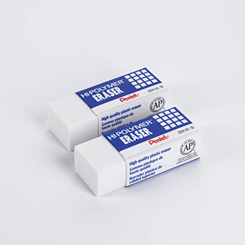 Pentel Hi-Polymer Block Eraser, Small, Box of 48 (ZEH-05) - Image 2