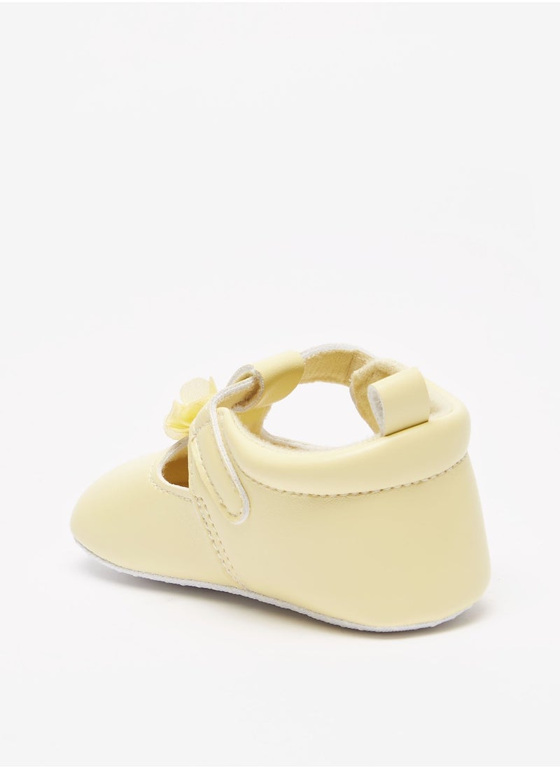 Flora Bella By Shoexpress - Girls Floral Accented Booties with Hook and Loop Closure - Image 1