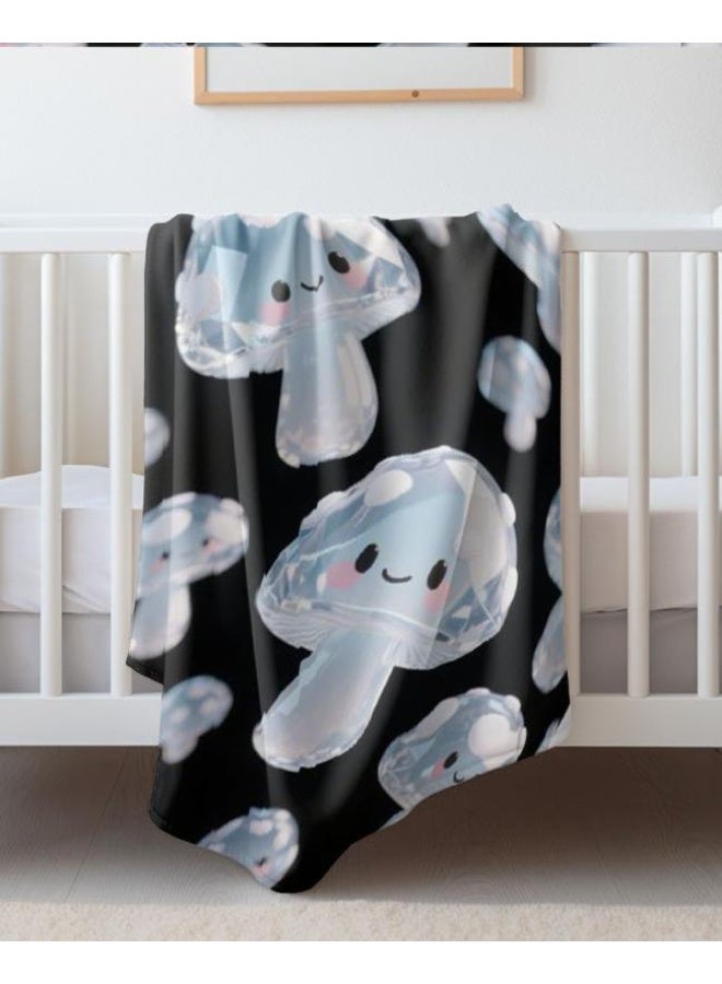 بطانية رقيقة من الفانيلا الكرتونية للأطفال والرضع (دافئة ومريحة، ومناسبة للنوم والألعاب) 70 سم * 100 سم