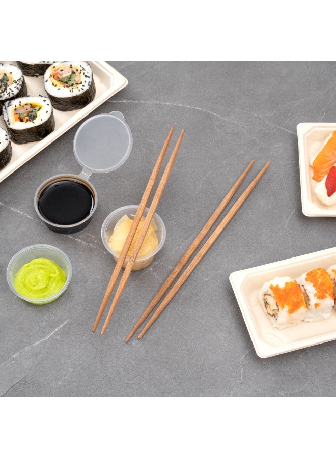 Restaurantware 9.5 Inch Wooden Chopsticks, 1000 Carbonized Chinese Chopsticks - With Both Pointed Ends, Sustainable, Cedar Noodle Chopsticks, Disposable, For Home Or Take Outs  - Image 3