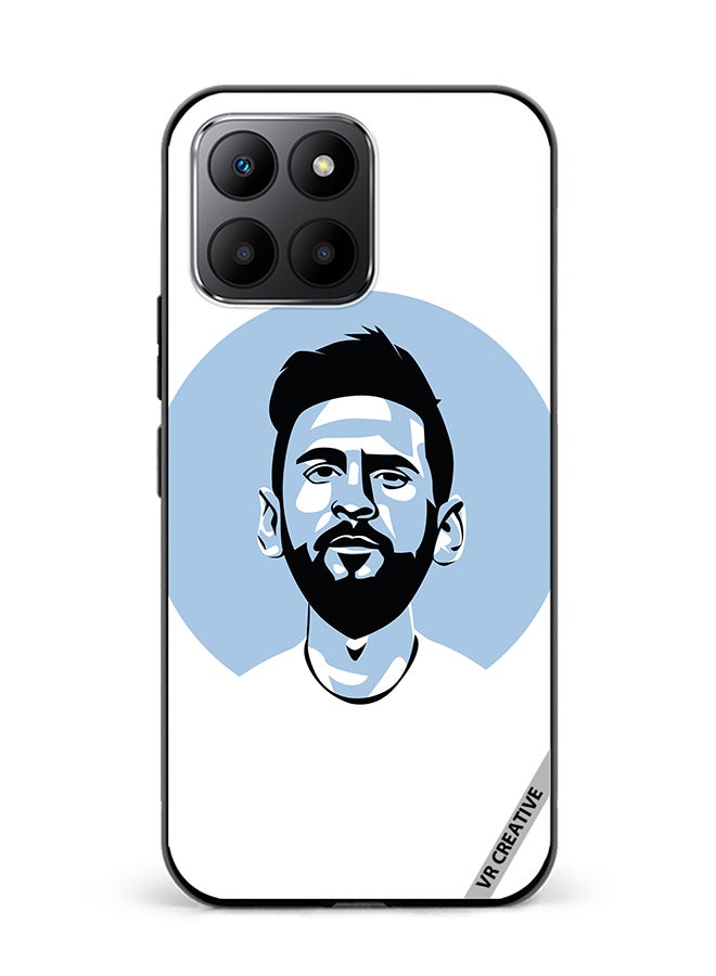 VR CREATIVE Protective Case Cover For Honor 70 Lite Lionel Messi Vector Design Multicolour - Image 1