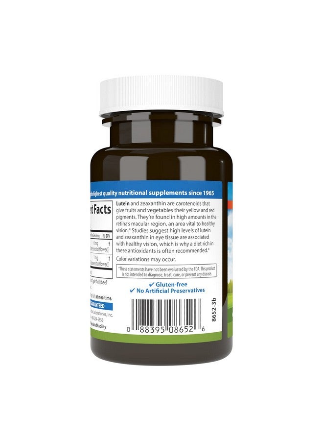 Carlson - Lutein, 6 mg, Healthy Vision & Eye Function, Antioxidant, Lutein Supplements for Eyes, Eye Vitamins with Lutein & Zeaxanthin, 180 Softgels - Image 3