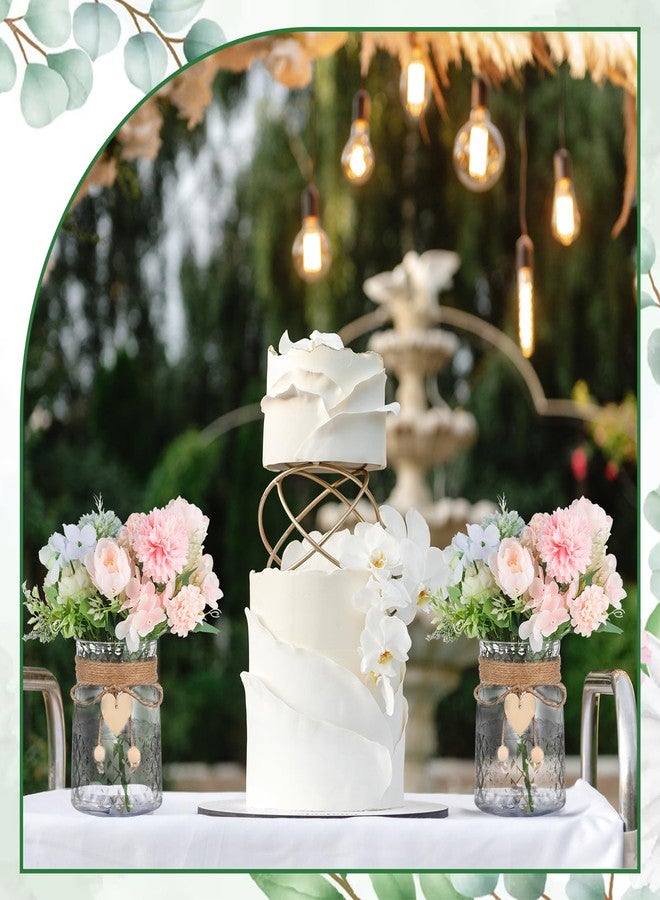 AORSOR Bud Vase Set of 6 Vases for Centerpieces Plastic Small Flower Clear Bud Vases in Bulk Mini Ribbed Vases for Wedding Table Decorations Birthday Party Home Decor Housewarming Gift - Image 5