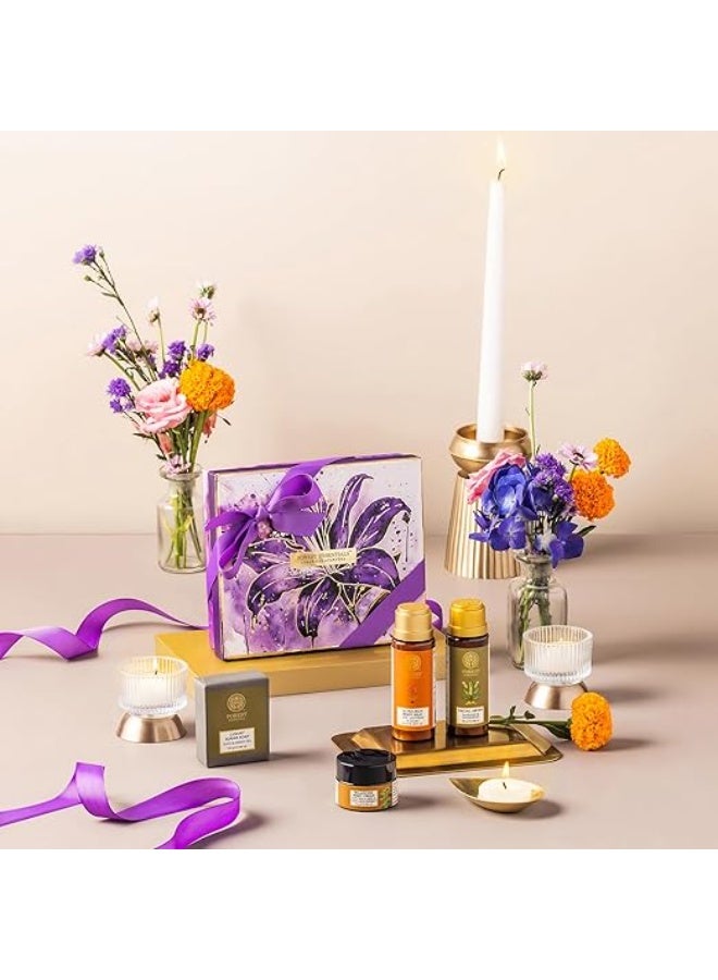 فورست اسينشالز مجموعة ناليني للعناية بالوجه والجسم من فورست إسينشالز | مجموعة العناية بالجسم الأيورفيدية لبشرة صحية ومتألقة - Image 3