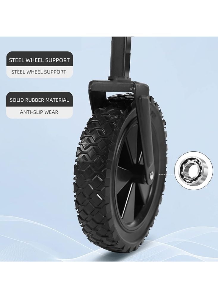 Premium Folding Utility Wagon Cart Medium 72x46.5x47 cm – Collapsible Heavy Duty Garden & Camping Trolley - Image 5