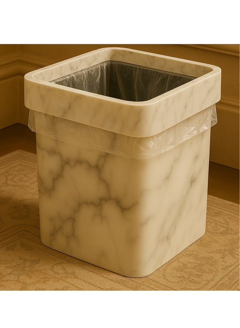 المفرج سلة مهملات أنيقة بسعة 10 لتر – تصميم عملي مثالي لغرف النوم، الحمام، المكاتب والمطبخ - Image 2