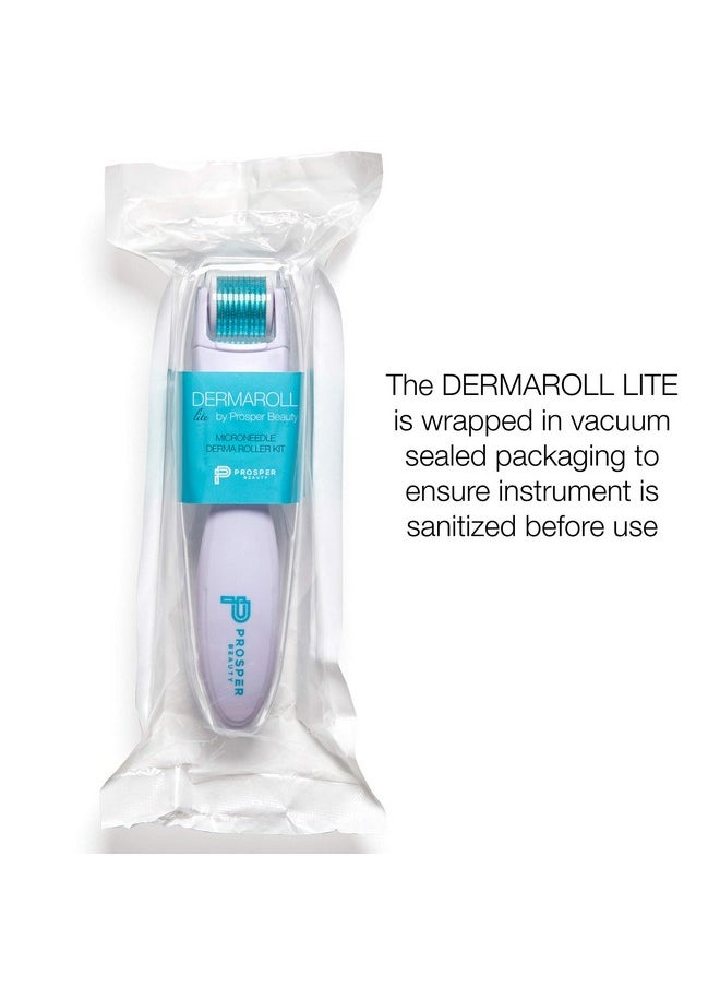 Prosper Beauty Derma Roller Microneedle Kit [DERMAROLL LITE 0.25mm by Prosper Beauty] Face Roller with Replaceable Head Exfoliation Microdermabrasion Micro Derma Skin Care Tool Dermaplaning Microneedling  - Image 4