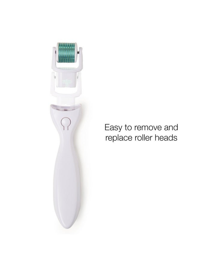 Prosper Beauty Derma Roller Microneedle Kit [DERMAROLL LITE 0.25mm by Prosper Beauty] Face Roller with Replaceable Head Exfoliation Microdermabrasion Micro Derma Skin Care Tool Dermaplaning Microneedling  - Image 3