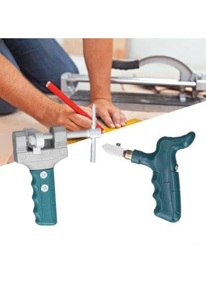 FLAMINGO ENTERPRISE FLAMINGO ENTERPRISE 2 in 1 Glass Tile Cutter Tool Kit Including Glass Breaking Pliers and Glass Cutter Glass Cutter  - Image 1