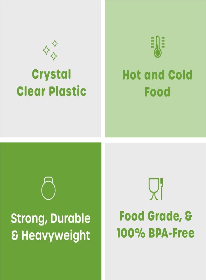 Comfy Package [300 Pack] Heavyweight Clear Plastic Forks with Engraved Design - Disposable Sturdy Plastic Utensils for Parties, Weddings, and Events - Image 3