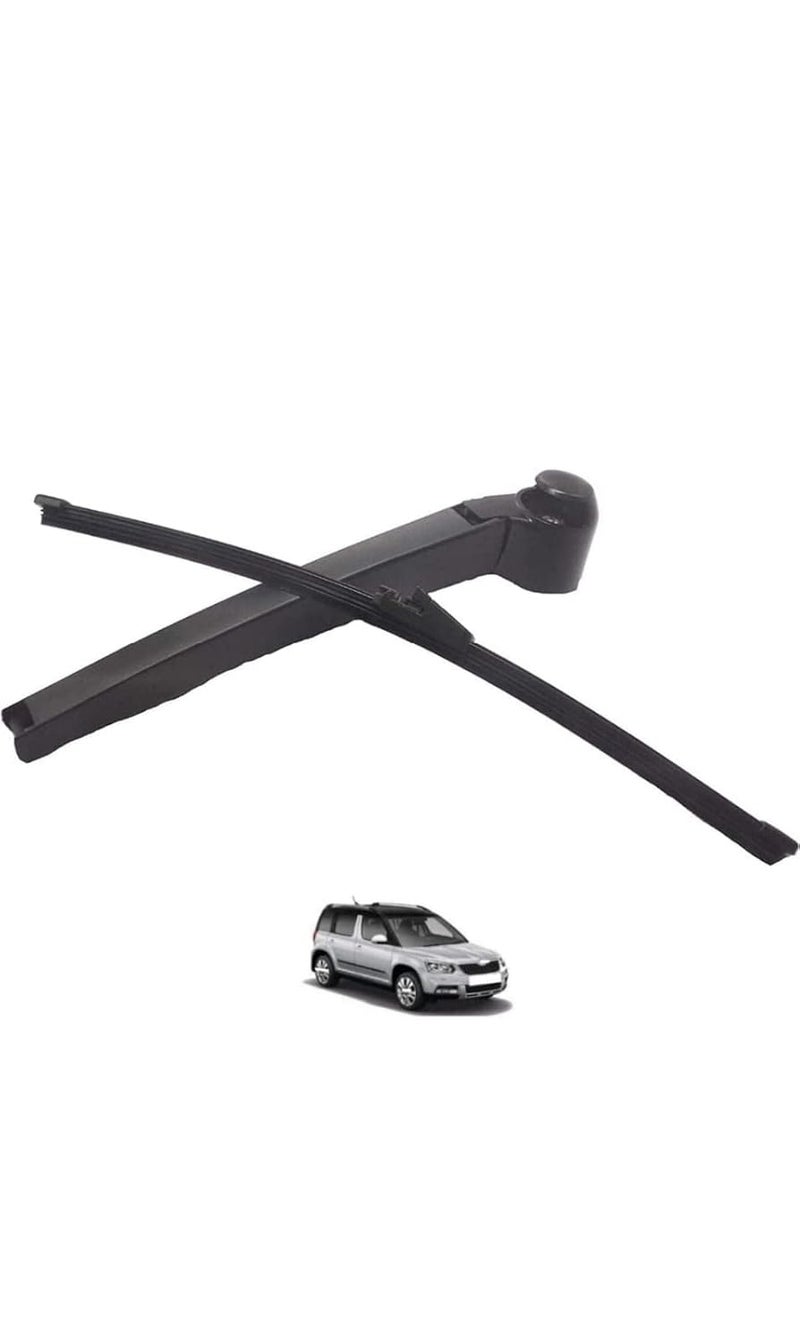 Ryu7 Rear Wiper Arm With Blade Exact Fit Design Compatible With Skoda Yeti. - Image 1