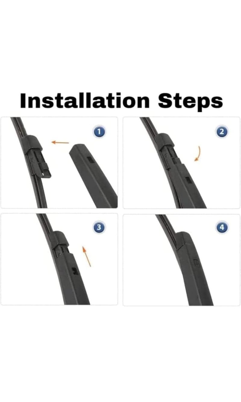 Ryu7 Rear Wiper Arm With Blade Exact Fit Design Compatible With Skoda Yeti. - Image 5