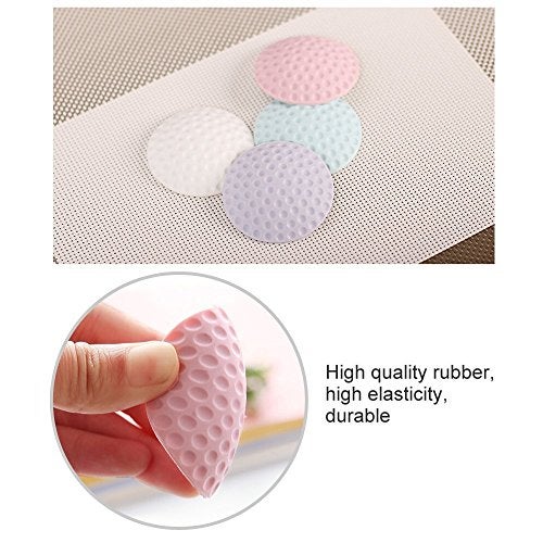 Kolorfish Self Adhesive Rubber Door Knob Wall Protector (Pink, 3m) - Set of 3 - Image 3
