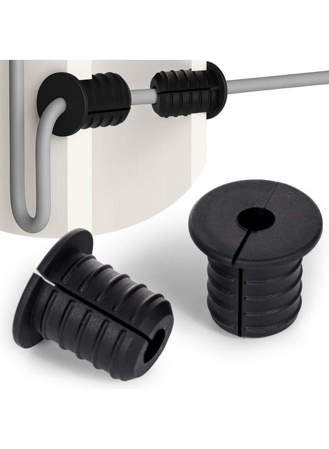 Granatan 2 Pack 3/4 Inch Silicone Wall Bushing Compatible with Starlink, Split Waterproof Cable Pass Through Grommet with Non Slip Grip Strips, Cable Routing Kit Accessories - Image 1