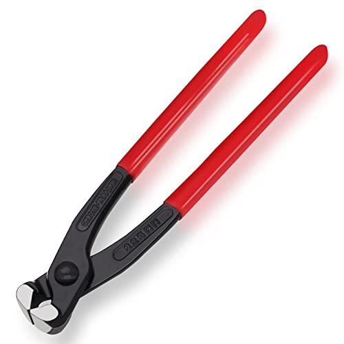Tnisesm Ear Clamp Pliers 9 inch, Hose Clamp Crimping Tool, Carbon Steel Pinch Clamp Plier,Install Remove Clamp Nail Puller Tool for repairing pipes, fuel lines - Image 4