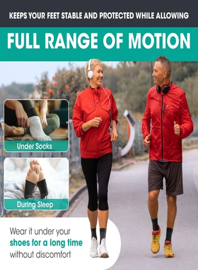 Modvel Foot & Ankle Brace Socks for Sprained Ankle Compression Sleeve - Foot Support for Women & Men - Tendonitis & Arthritis Ankle Brace Sports Running, Torn Ligaments & Women Stabilizing Ankle Wrap - Image 4