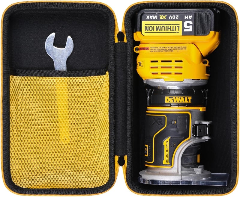 Khanka Hard Case replacement for DEWALT 20V Max XR Cordless Router, Brushless, Case Only (DCW600B) - Image 1