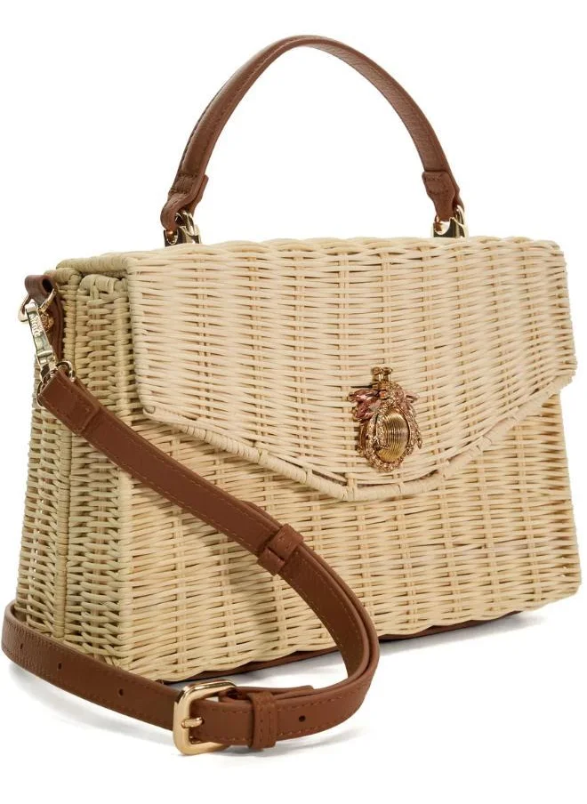 ديون لندن Top Hanldle Flap Over Satchel