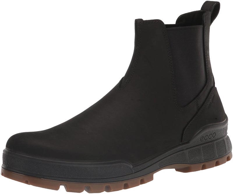 ECCO Mens Track 25 Hydromax Water Resistant Chelsea Boot Black Nubuck 12125