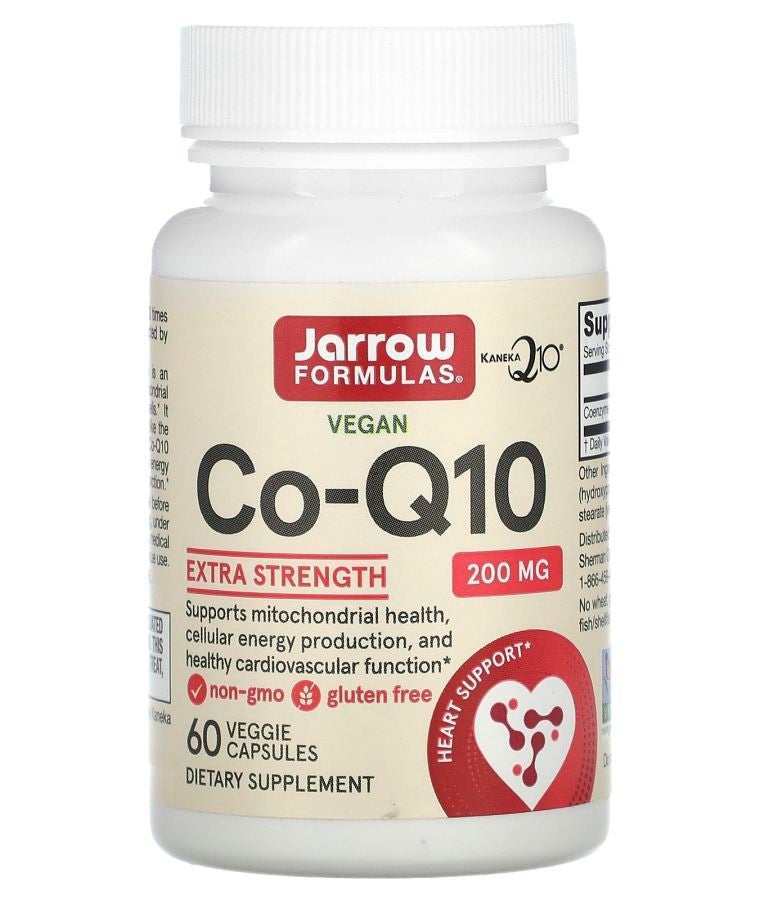 jarrow formulas Vegan Co-Q10 200 mg 60 Veggie Capsules
