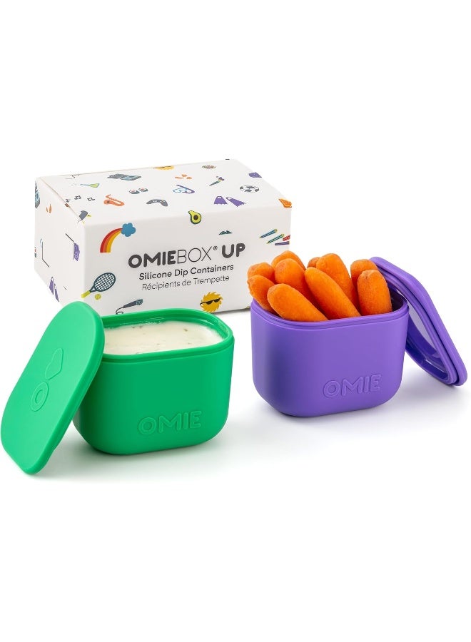 OMIE Box UP Leakproof Dips Containers To Go, Salad Dressing Container, Condiment Container with Lids - Image 1