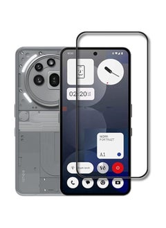 BURAQ Screen Protector for Nothing Phone 3A Pro Tempered Glass Screen Protector 9H Hardness Anti Fingerprint Scratch Resistance for Nothing Phone 3A Pro 