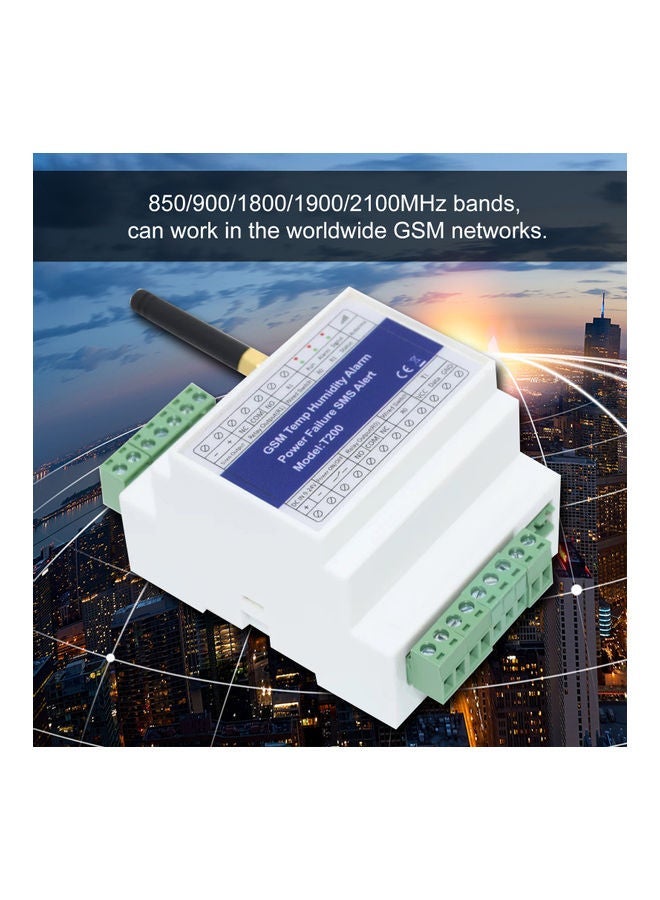 NIBEMINENT GSM Temperature Humidity Alarm White - Image 2