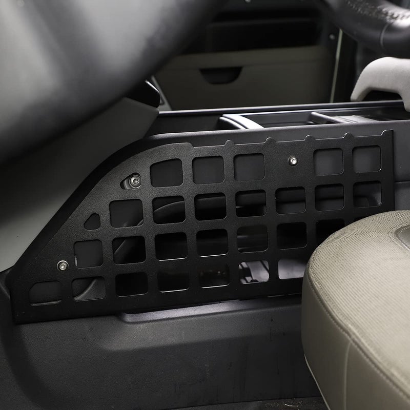 لوحة تخزين مركزية قابلة للتعديل من سبائك TINKI لسيارة لاند روفر ديفندر 110 ملحقات 2020 2021 2022 نظام رف الحمولة رف الأمتعة الداخلي قطع غيار السيارات