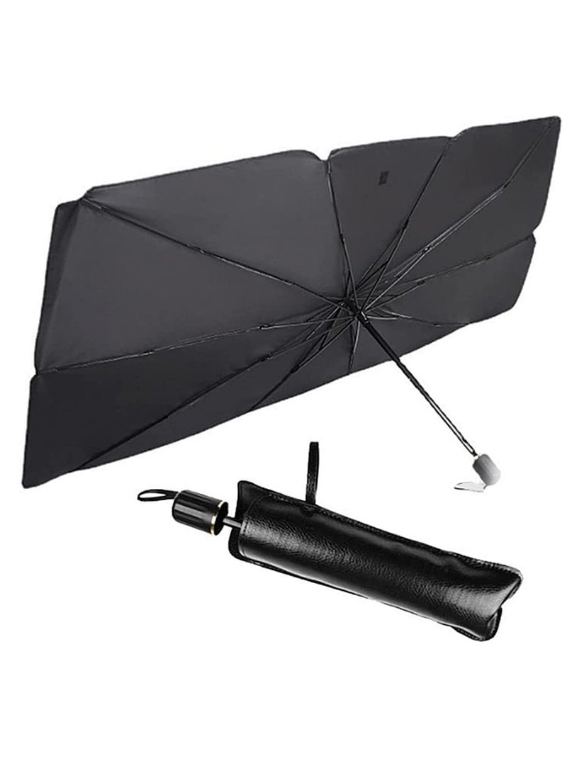 مظلة شمسية قابلة للطي لزجاج السيارة الأمامي تناسب معظم موديلات السيارات - شماسة للعربية - Image 1