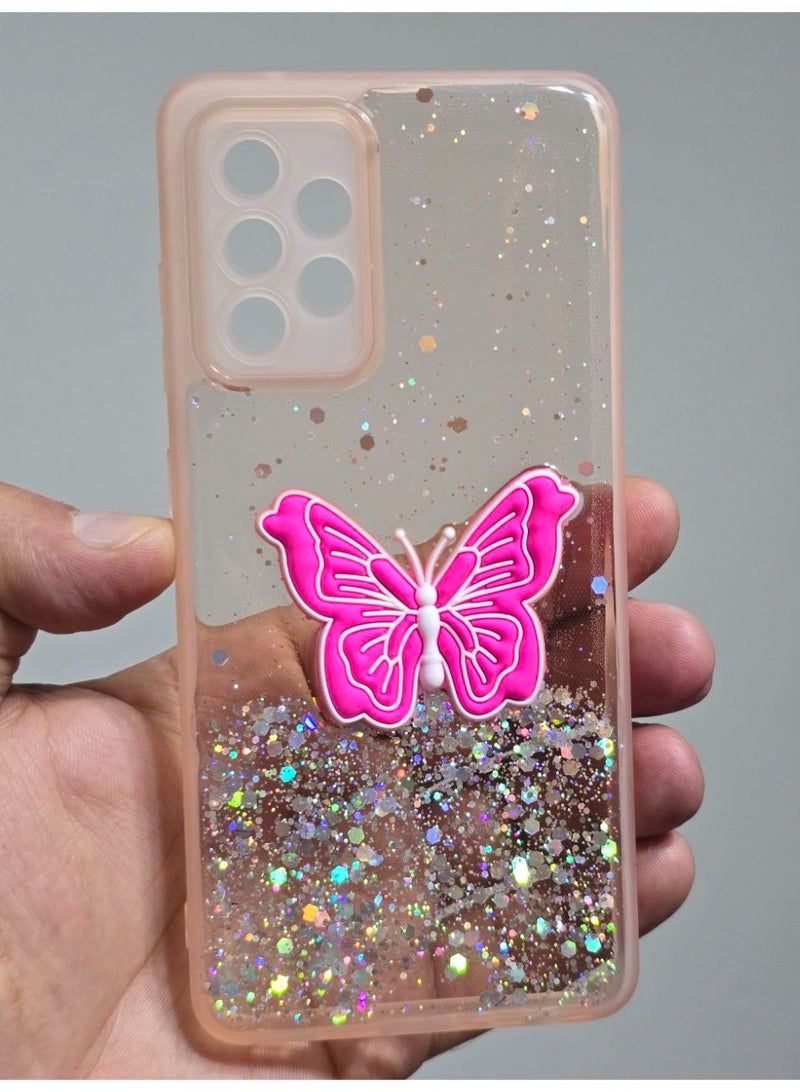 Butterfly Print Back Cover Compatible With Phone Samsung Galaxy A52 - Image 1